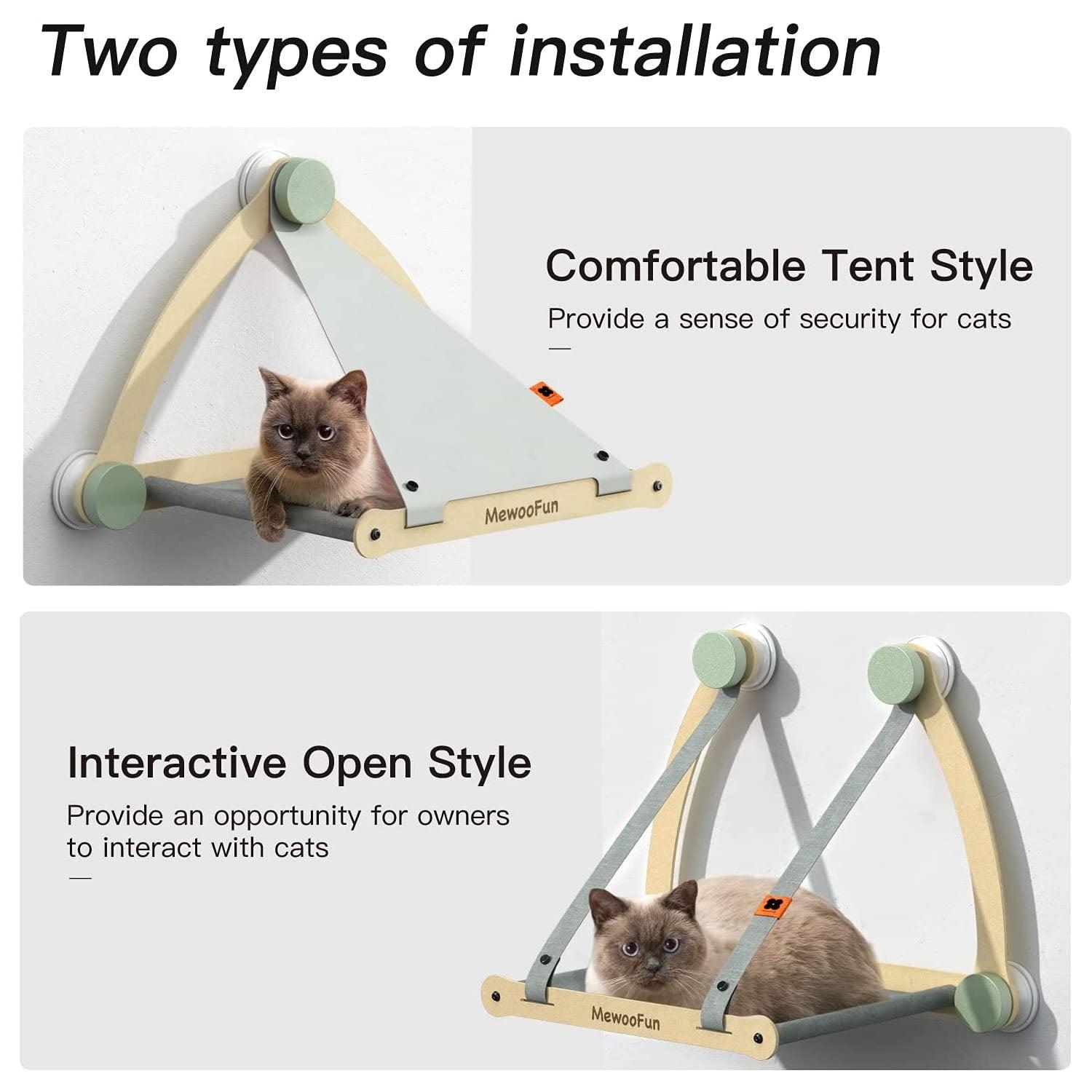 Luxury Cat Hammock Window Seat - The Perfect Sunny Spot For Your